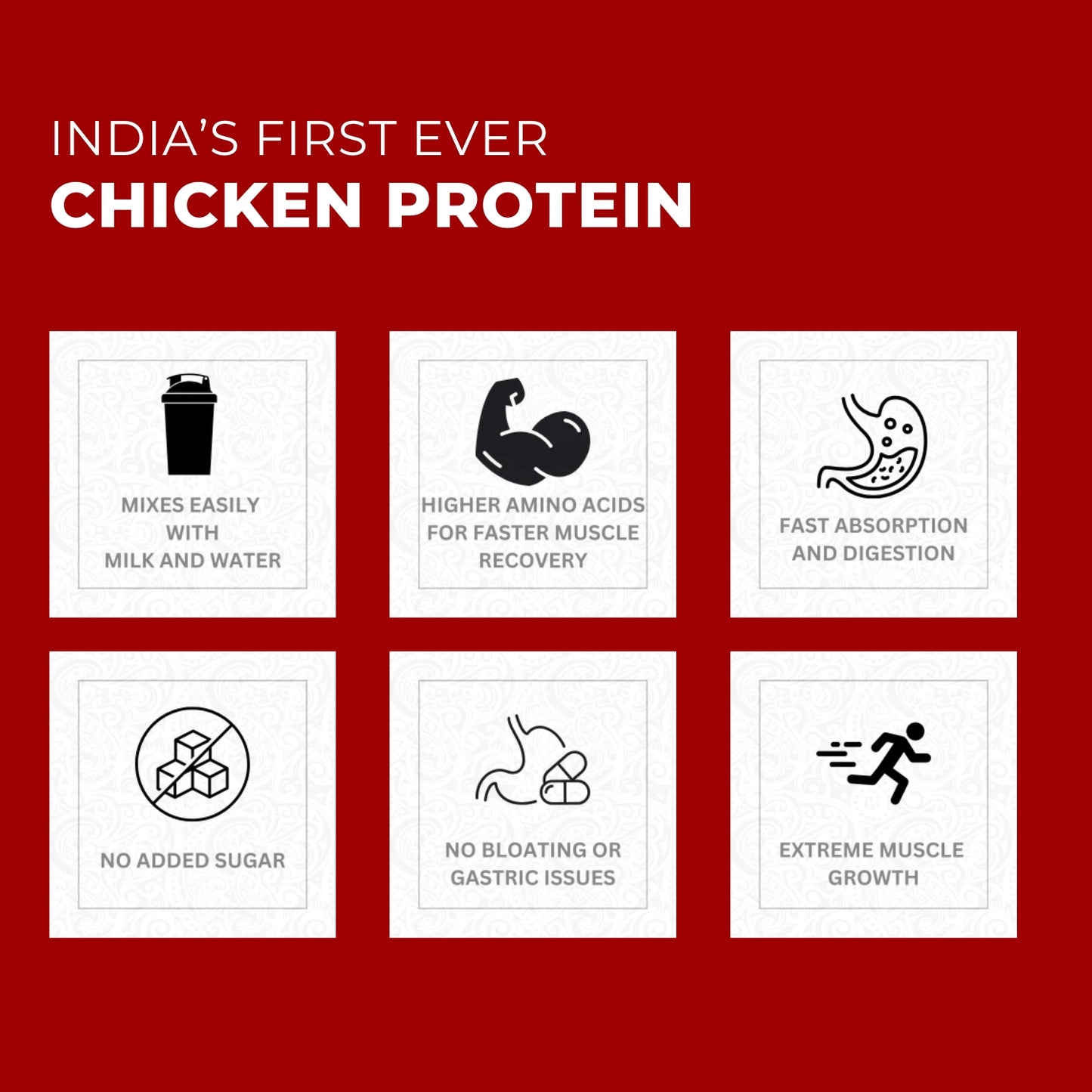PURE CHICKEN PROTEIN ISOLATE - 1 Kg