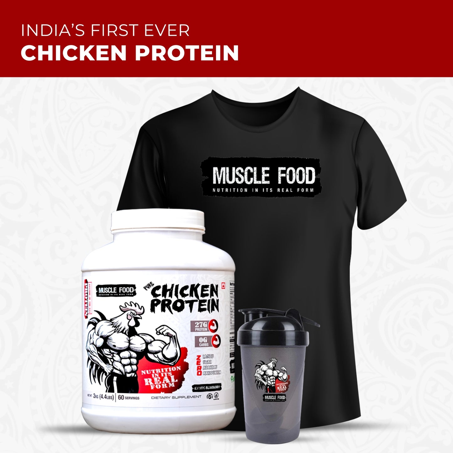 PURE CHICKEN PROTEIN ISOLATE - 2 Kg
