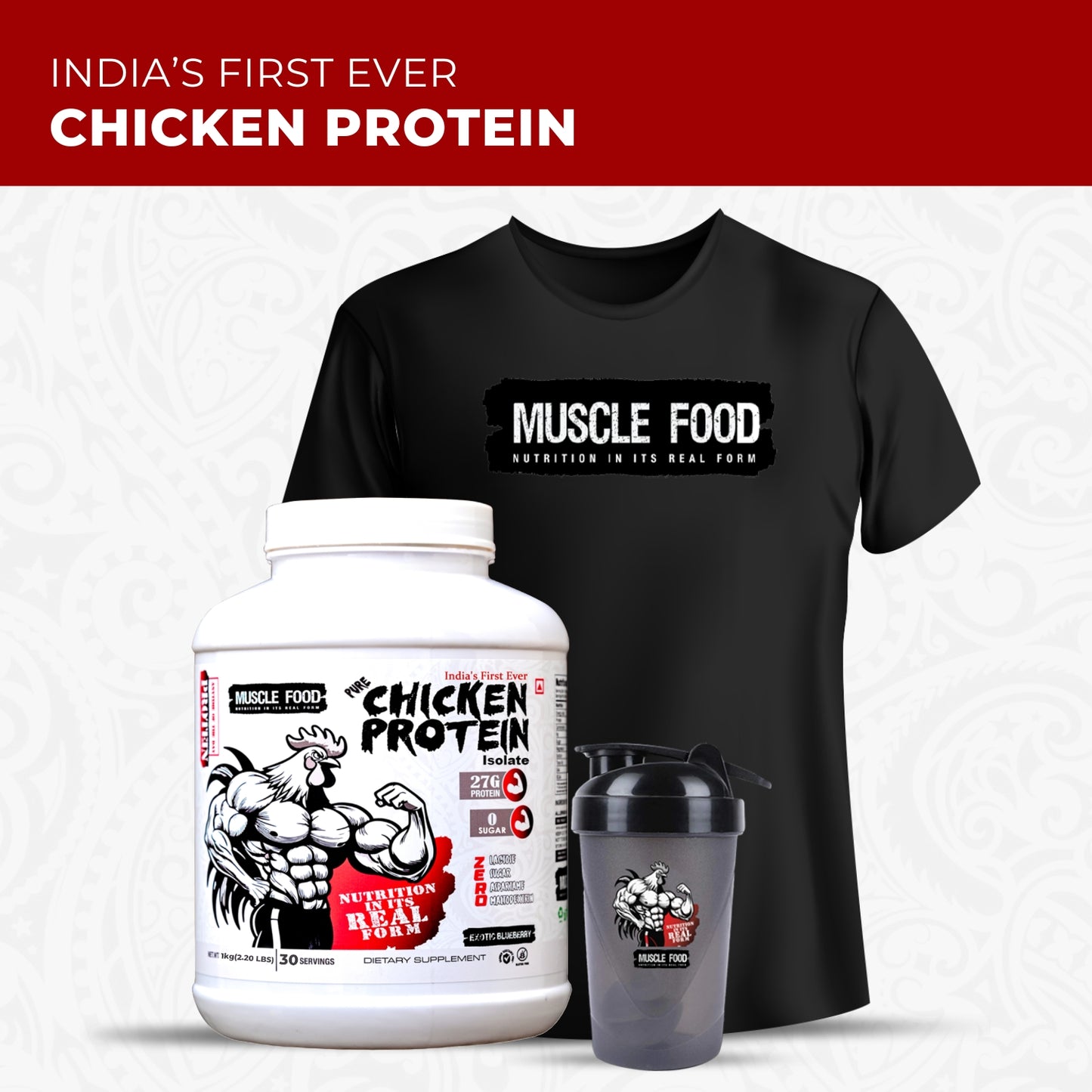 PURE CHICKEN PROTEIN ISOLATE - 1 Kg